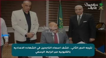 نتيجة الدور الثاني.. كشف أسماء الناجحين في الشهادة الإعدادية بالقليوبية عبر الرابط الرسمي